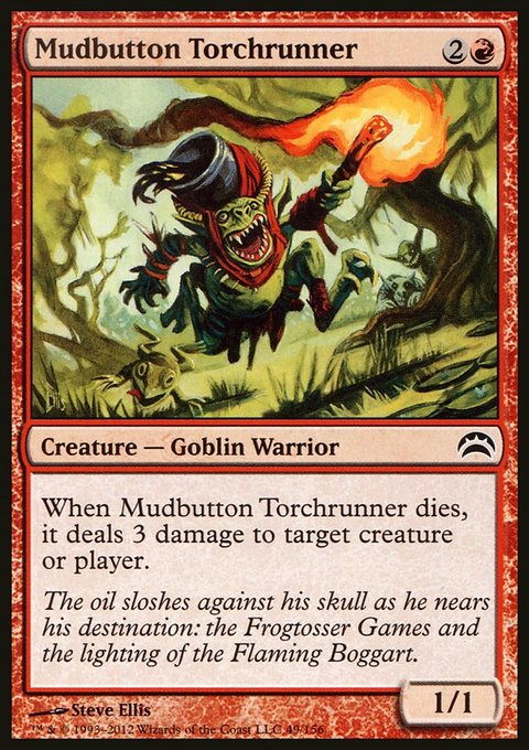 Mudbutton Torchrunner, Planechase 2012 #49, Magic: The Gathering card