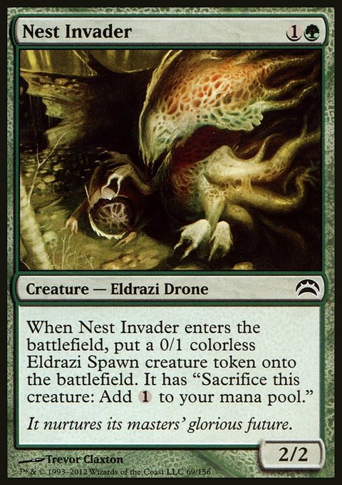 Nest Invader, Planechase 2012 #69, Magic: The Gathering card