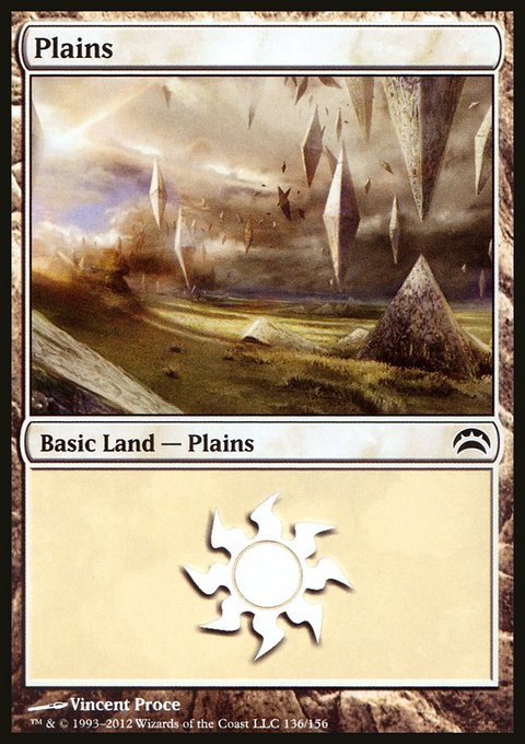 Plains, Planechase 2012 #136, Magic: The Gathering card