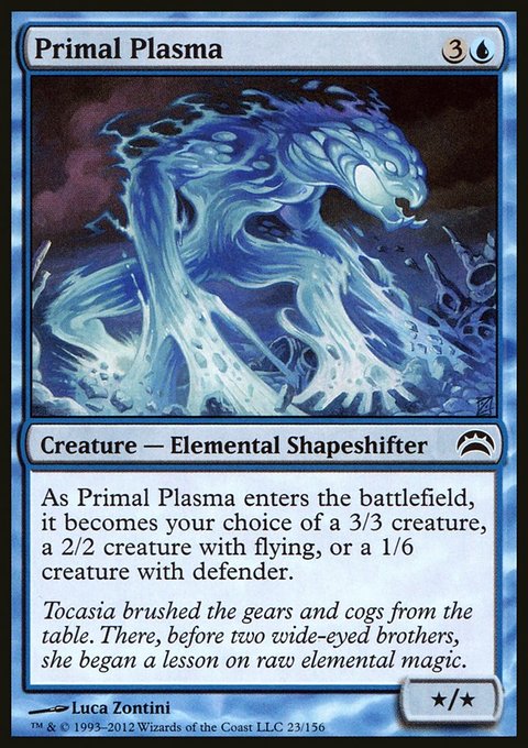 Primal Plasma, Planechase 2012 #23, Magic: The Gathering card