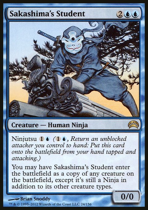 Sakashima's Student, Planechase 2012 #24, Magic: The Gathering card