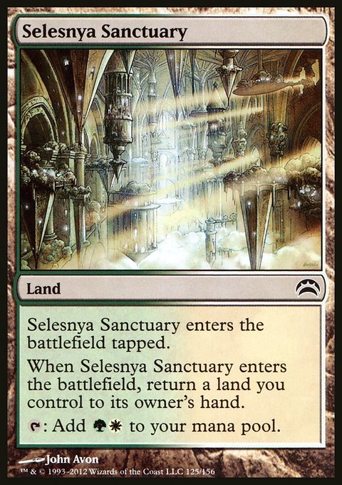 Selesnya Sanctuary, Planechase 2012 #125, Magic: The Gathering card