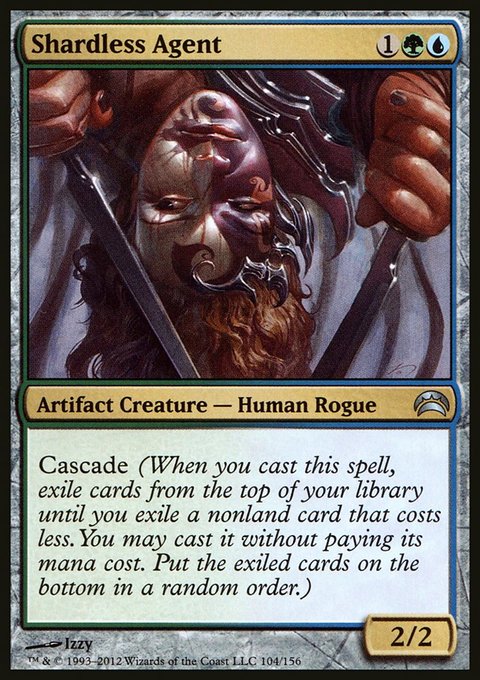 Shardless Agent, Planechase 2012 #104, Magic: The Gathering card