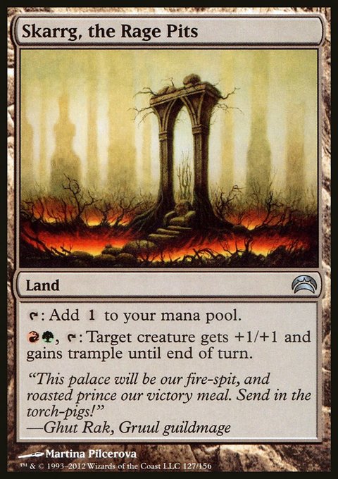 Skarrg, the Rage Pits, Planechase 2012 #127, Magic: The Gathering card