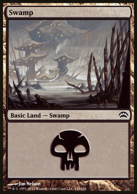 Swamp, Planechase 2012 #143, Magic: The Gathering card