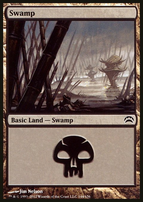 Swamp, Planechase 2012 #144, Magic: The Gathering card