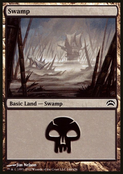 Swamp, Planechase 2012 #146, Magic: The Gathering card