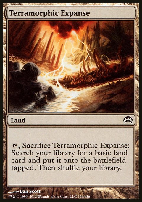 Terramorphic Expanse, Planechase 2012 #129, Magic: The Gathering card