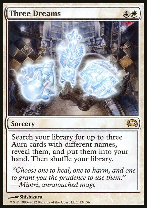 Three Dreams, Planechase 2012 #13, Magic: The Gathering card