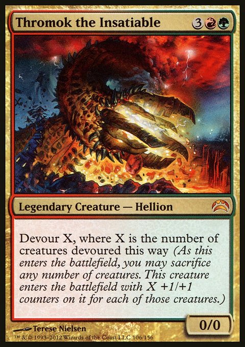 Thromok the Insatiable, Planechase 2012 #106, Magic: The Gathering card
