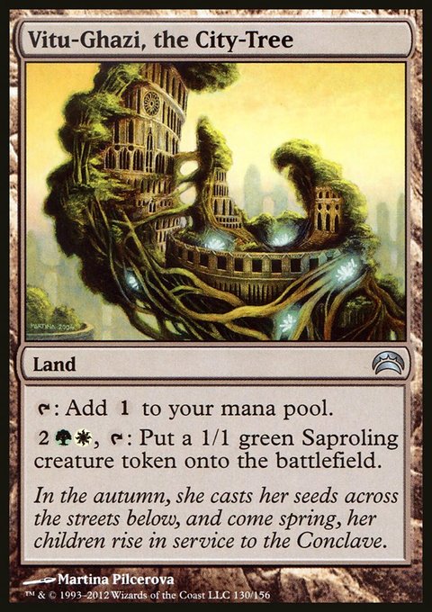 Vitu-Ghazi, the City-Tree, Planechase 2012 #130, Magic: The Gathering card