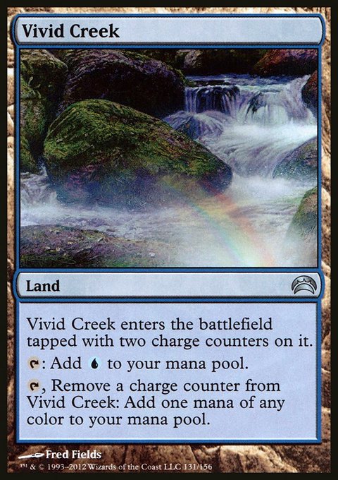 Vivid Creek, Planechase 2012 #131, Magic: The Gathering card