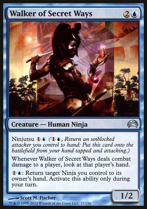 Walker of Secret Ways, Planechase 2012 #27, Magic: The Gathering card