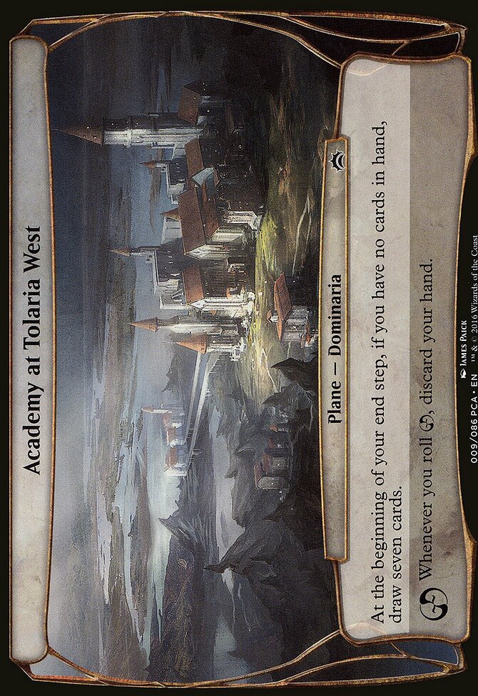 Academy at Tolaria West, Planechase Anthology Planes #9, Magic: The Gathering card