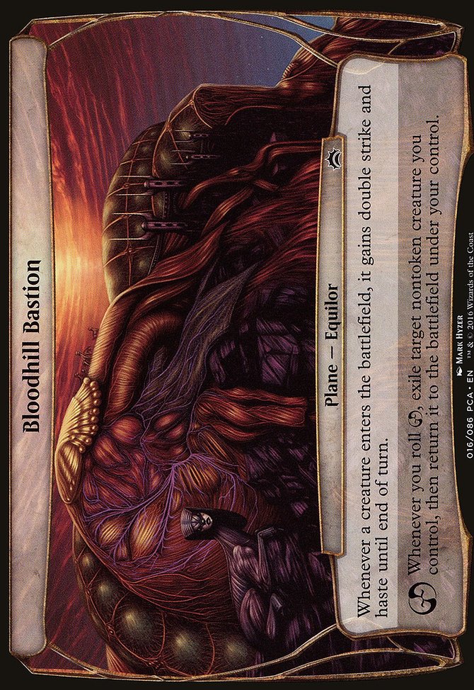 Bloodhill Bastion, Planechase Anthology Planes #16, Magic: The Gathering card
