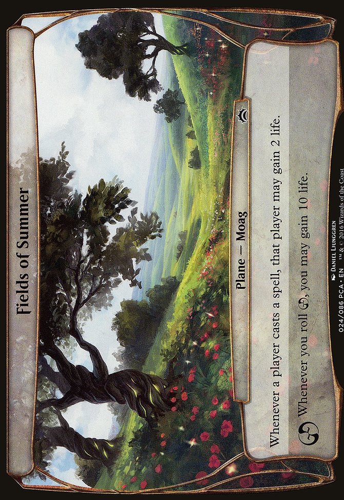 Fields of Summer, Planechase Anthology Planes #24, Magic: The Gathering card
