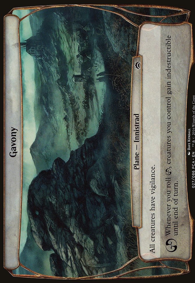 Gavony, Planechase Anthology Planes #27, Magic: The Gathering card