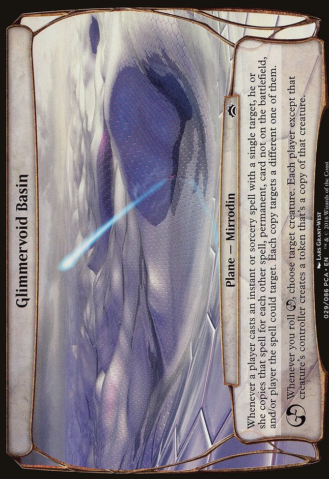Glimmervoid Basin, Planechase Anthology Planes #29, Magic: The Gathering card
