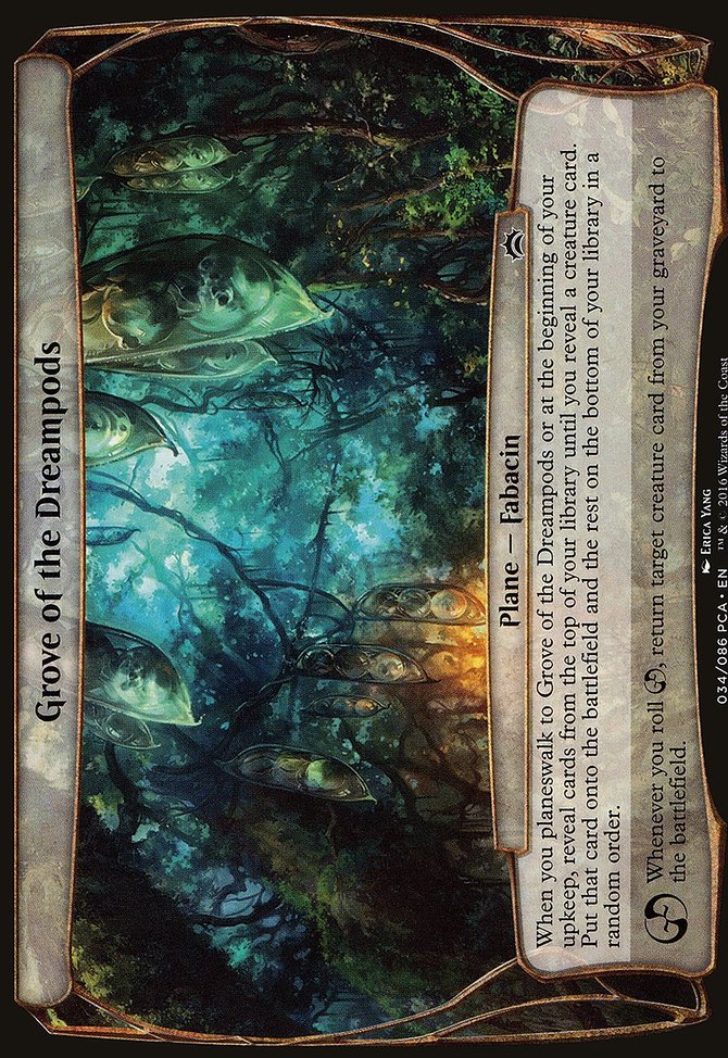 Grove of the Dreampods, Planechase Anthology Planes #34, Magic: The Gathering card