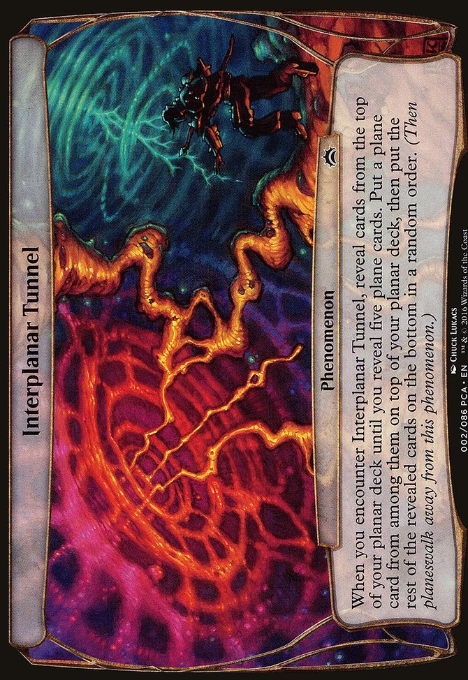 Interplanar Tunnel, Planechase Anthology Planes #2, Magic: The Gathering card