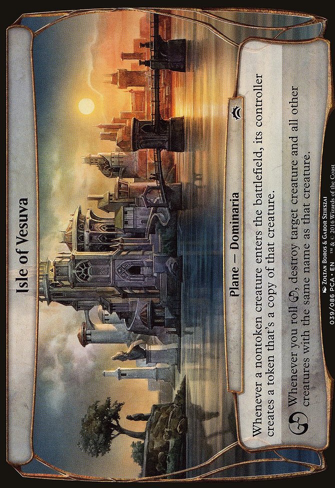 Isle of Vesuva, Planechase Anthology Planes #39, Magic: The Gathering card