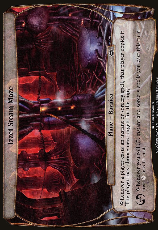 Izzet Steam Maze, Planechase Anthology Planes #40, Magic: The Gathering card