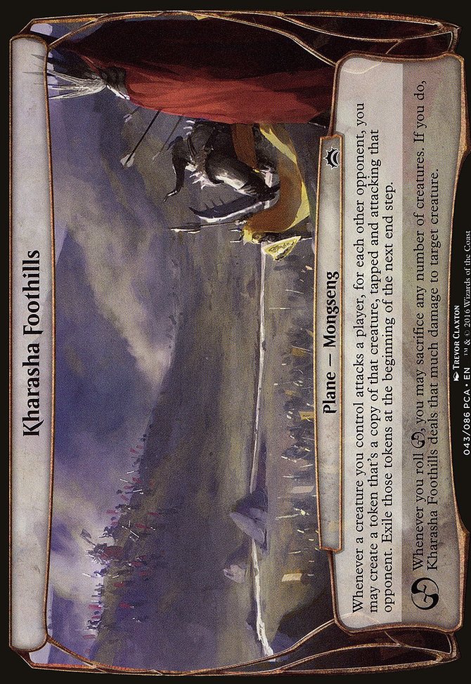 Kharasha Foothills, Planechase Anthology Planes #43, Magic: The Gathering card