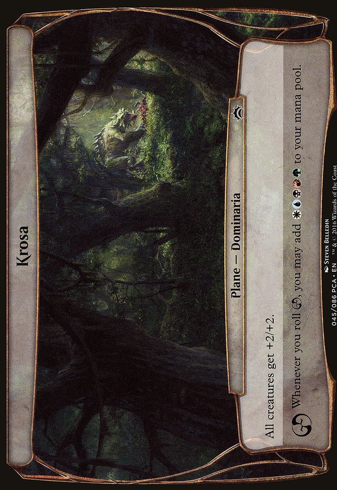 Krosa, Planechase Anthology Planes #45, Magic: The Gathering card