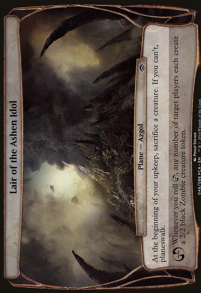 Lair of the Ashen Idol, Planechase Anthology Planes #46, Magic: The Gathering card