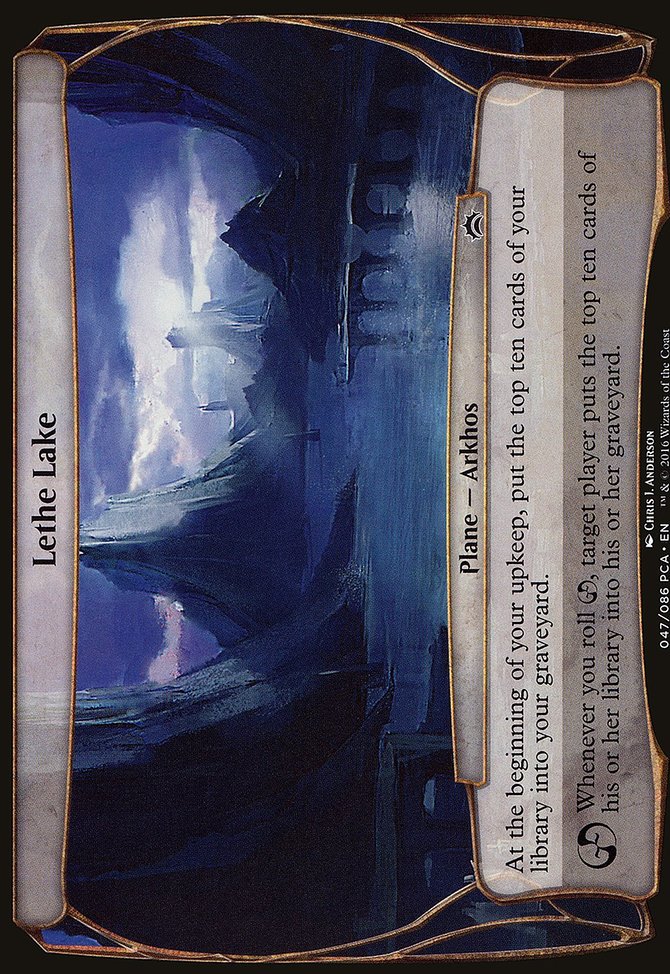 Lethe Lake, Planechase Anthology Planes #47, Magic: The Gathering card