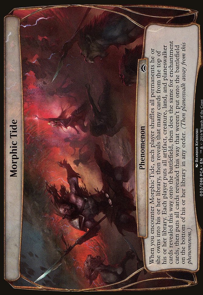Morphic Tide, Planechase Anthology Planes #3, Magic: The Gathering card