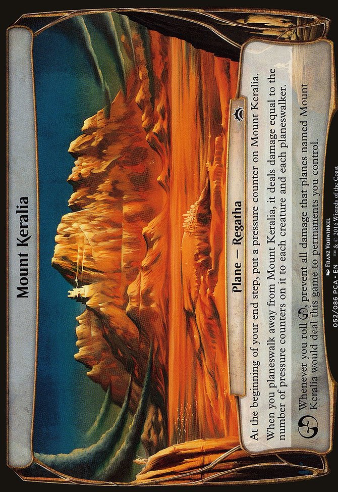 Mount Keralia, Planechase Anthology Planes #52, Magic: The Gathering card