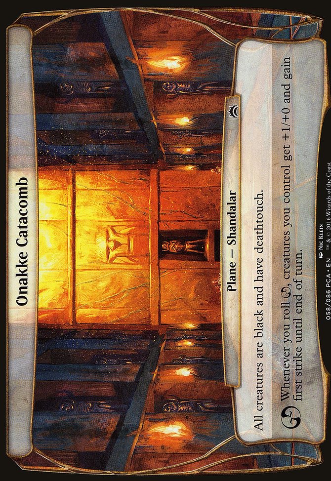 Onakke Catacomb, Planechase Anthology Planes #58, Magic: The Gathering card