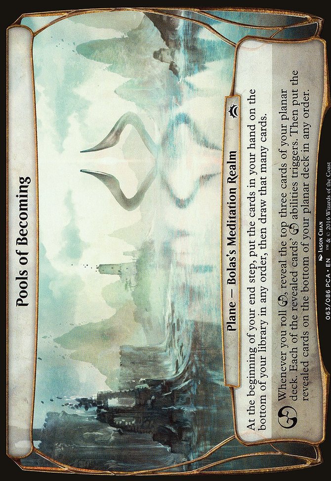 Pools of Becoming, Planechase Anthology Planes #63, Magic: The Gathering card