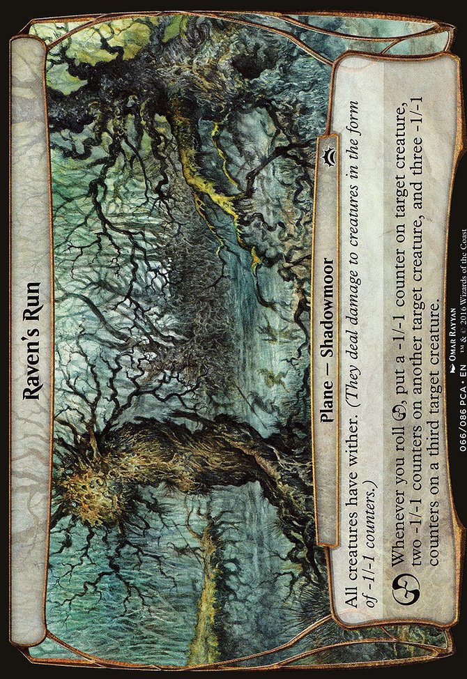 Raven's Run, Planechase Anthology Planes #66, Magic: The Gathering card