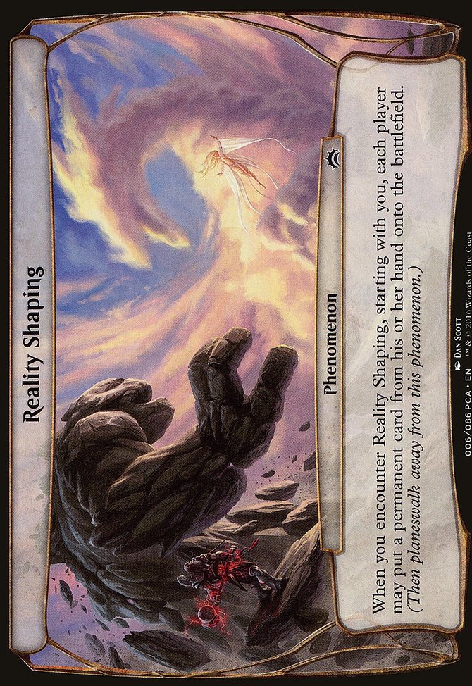 Reality Shaping, Planechase Anthology Planes #6, Magic: The Gathering card