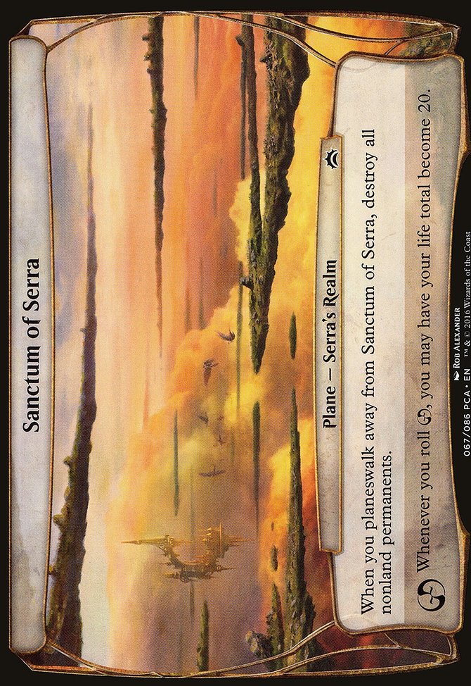 Sanctum of Serra, Planechase Anthology Planes #67, Magic: The Gathering card