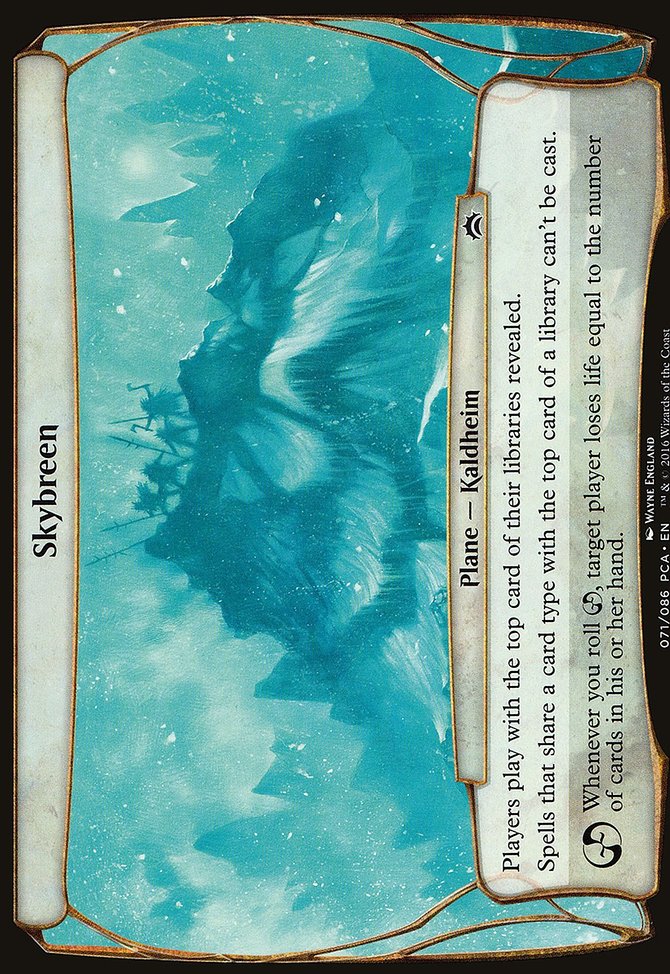 Skybreen, Planechase Anthology Planes #71, Magic: The Gathering card