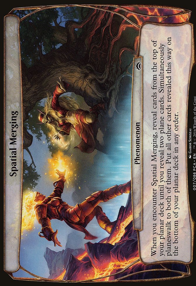 Spatial Merging, Planechase Anthology Planes #7, Magic: The Gathering card