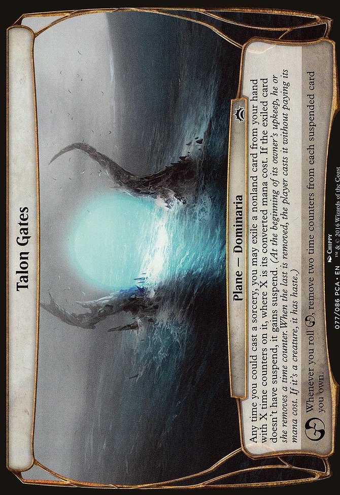 Talon Gates, Planechase Anthology Planes #77, Magic: The Gathering card