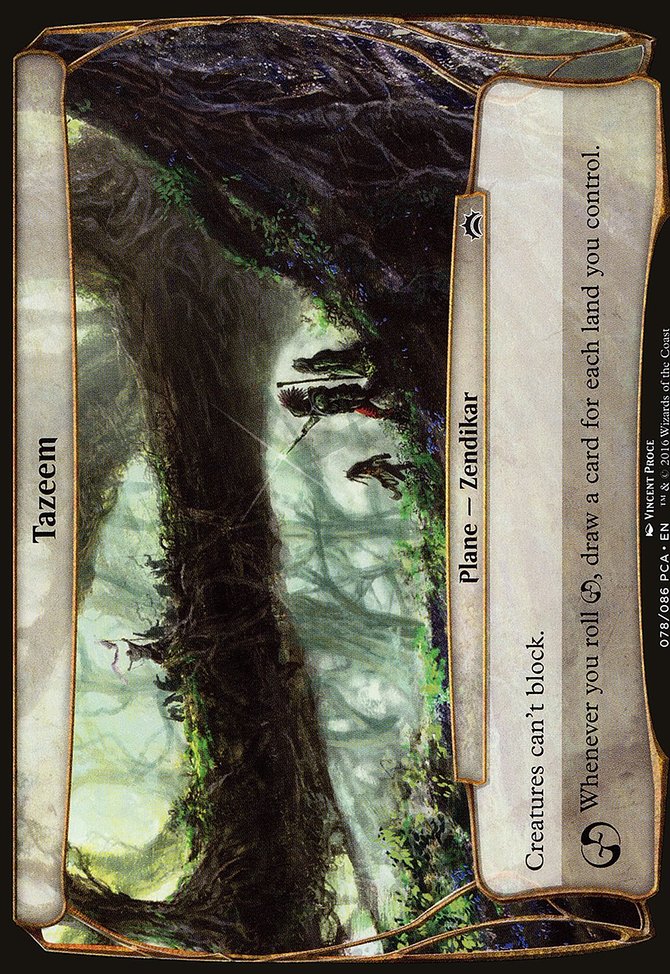 Tazeem, Planechase Anthology Planes #78, Magic: The Gathering card