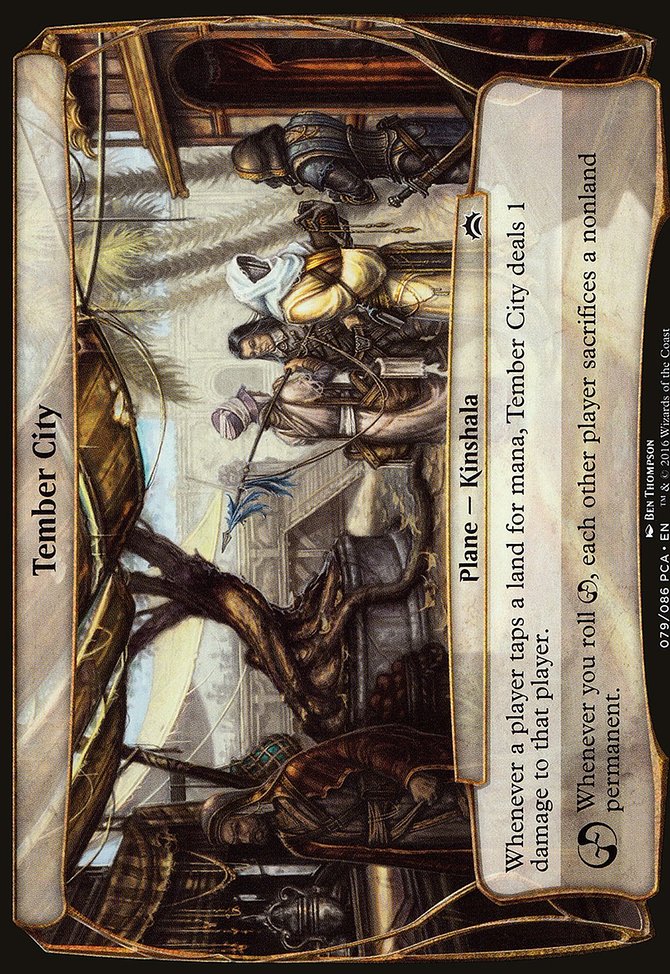 Tember City, Planechase Anthology Planes #79, Magic: The Gathering card