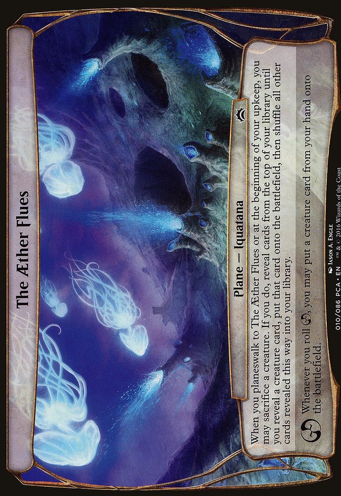 The Aether Flues, Planechase Anthology Planes #10, Magic: The Gathering card