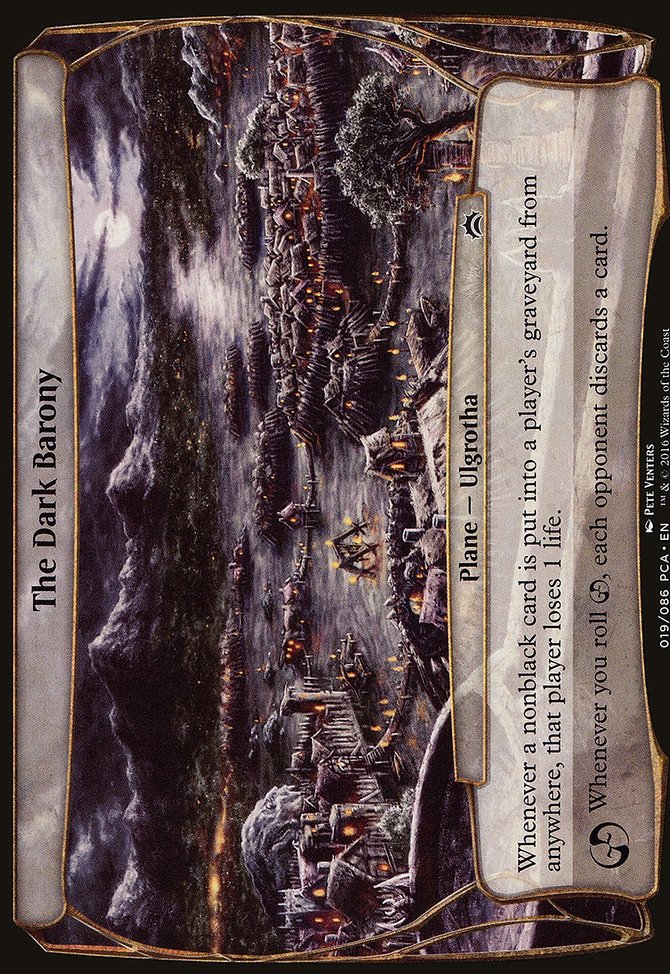 The Dark Barony, Planechase Anthology Planes #19, Magic: The Gathering card
