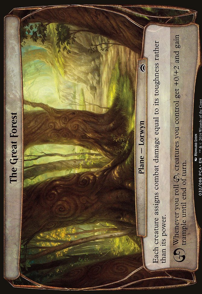 The Great Forest, Planechase Anthology Planes #32, Magic: The Gathering card
