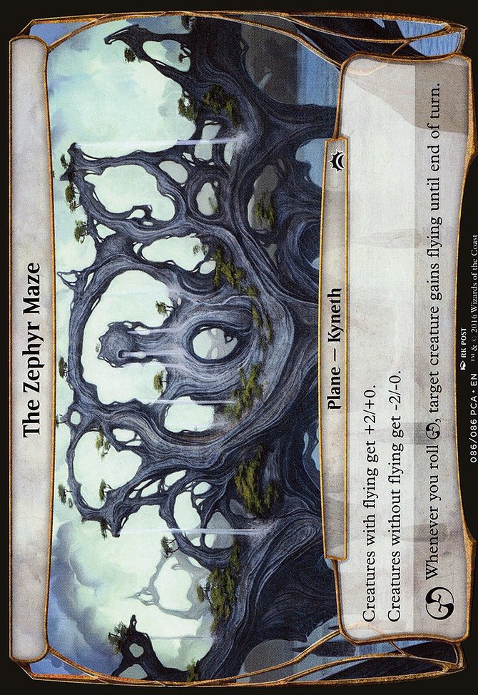 The Zephyr Maze, Planechase Anthology Planes #86, Magic: The Gathering card