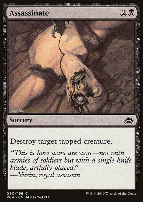 Assassinate, Planechase Anthology #30, Magic: The Gathering card