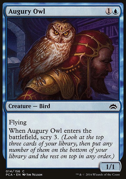 Augury Owl, Planechase Anthology #14, Magic: The Gathering card