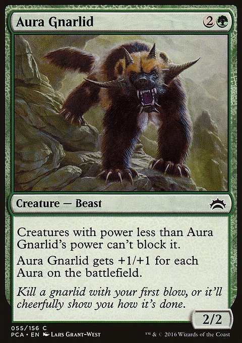 Aura Gnarlid, Planechase Anthology #55, Magic: The Gathering card