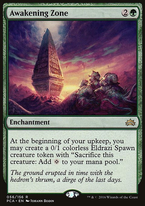 Awakening Zone, Planechase Anthology #56, Magic: The Gathering card